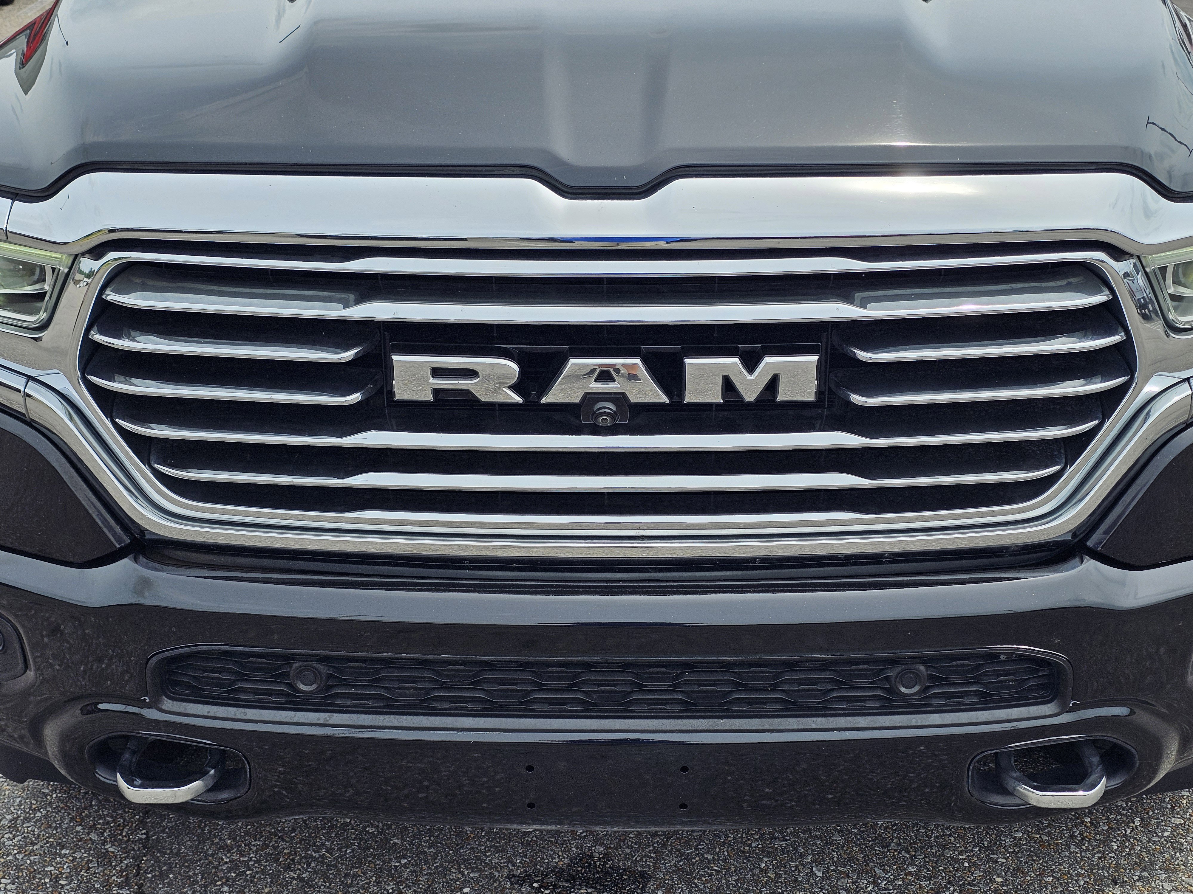 Used 2022 Diamond Black Crystal Pearlcoat Ram Longhorn image 3