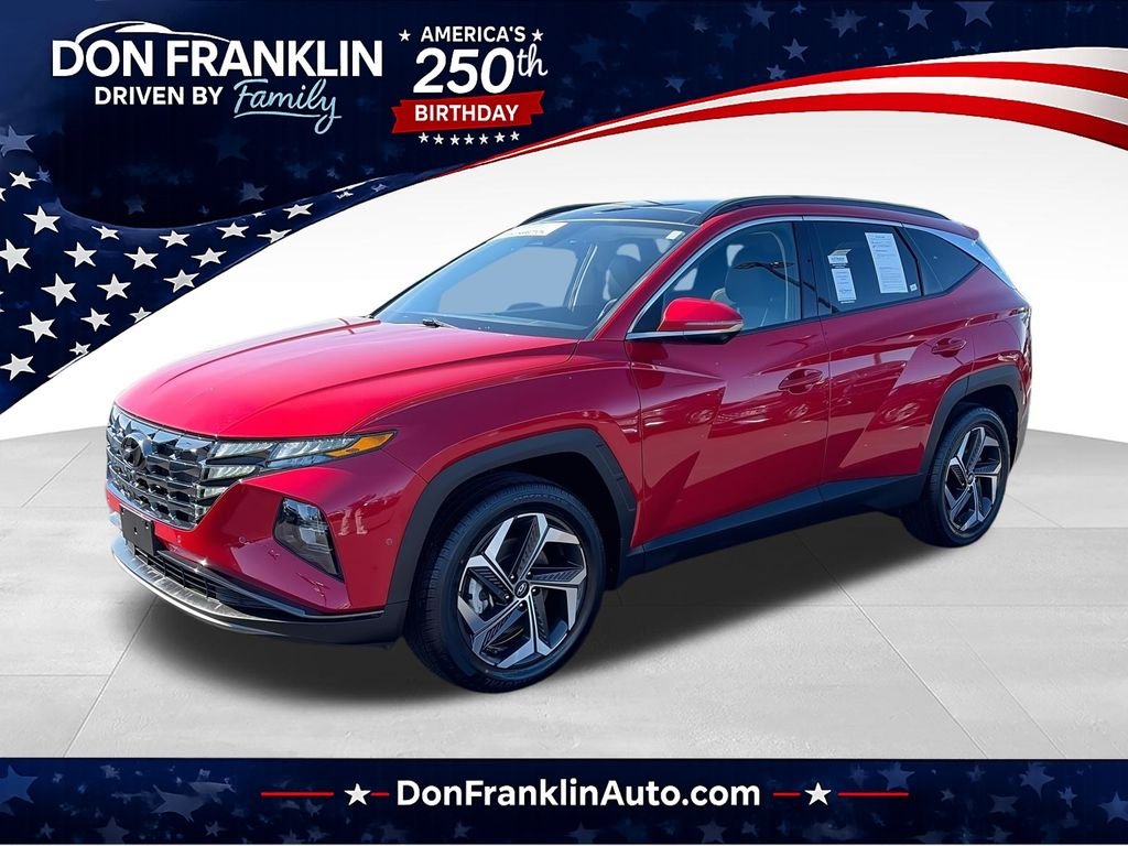 Certified Used 2023 Red Hyundai Limited image 1