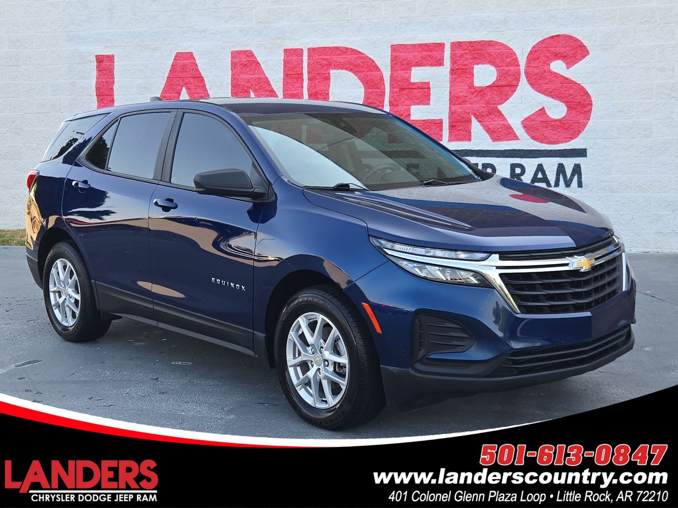 Used 2023 Blue Glow Metallic Chevrolet LS image 1