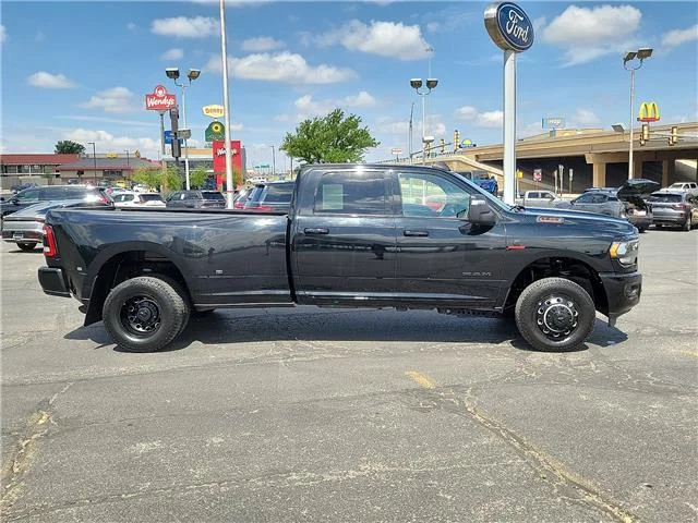 Used 2024 Black Clearcoat RAM Big Horn 4x4 Crew Cab 8 ft. box 169.5 in. WB image 4