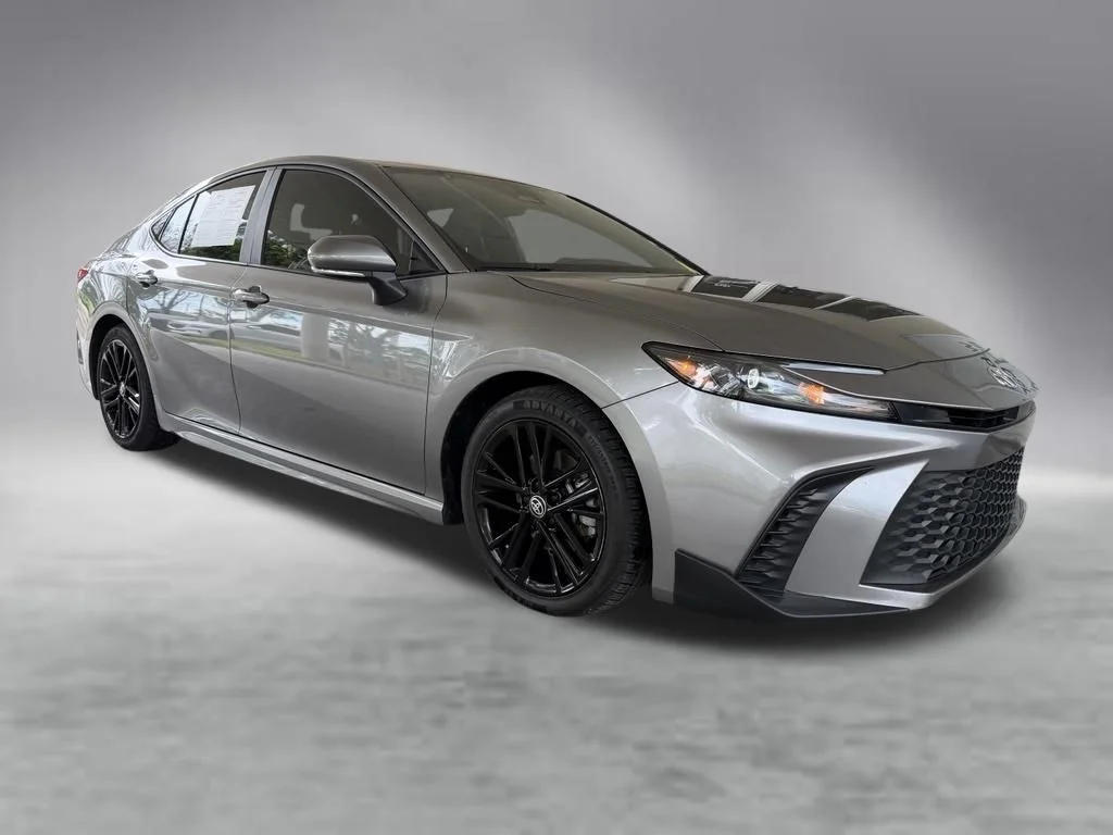 Used 2025 White Toyota SE image 2
