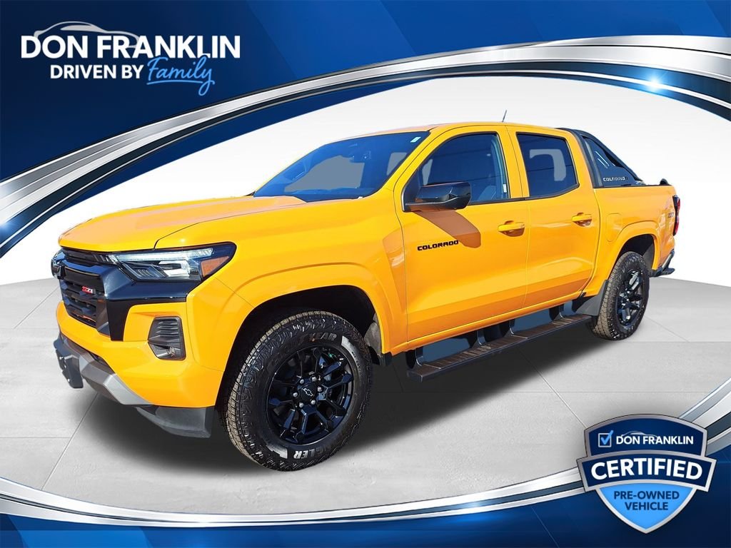 Used 2025 Orange Chevrolet Z71 image 1