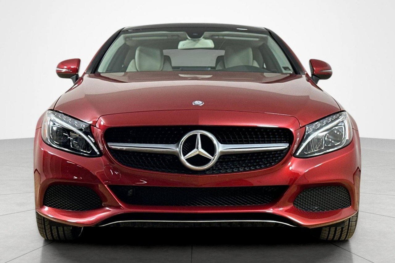 Used 2017 designo Cardinal Red Metallic Mercedes-Benz C 300 image 8