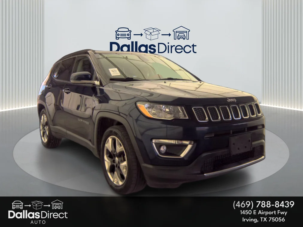 Used 2020 Jazz Blue Pearlcoat Jeep Limited image 2