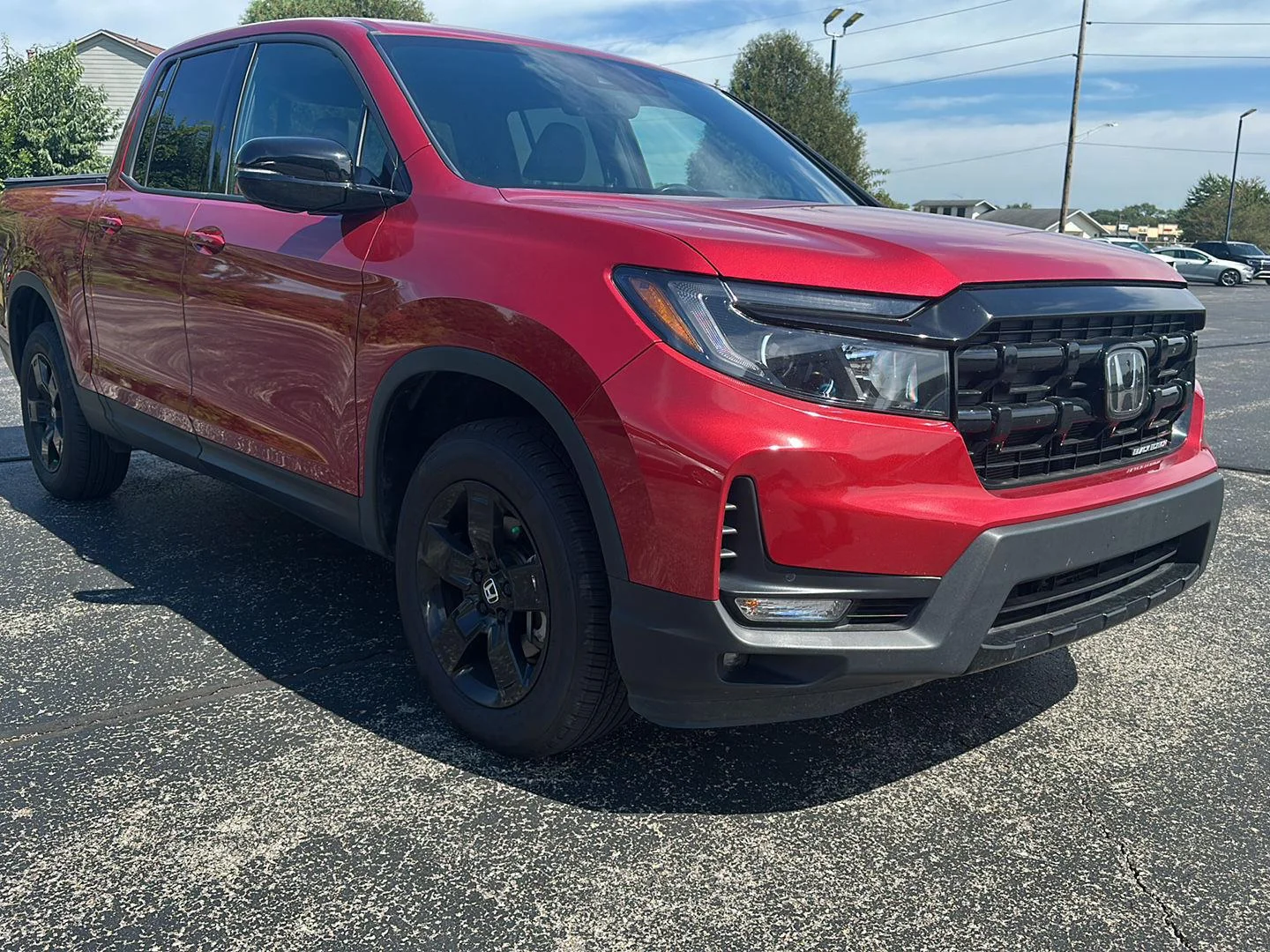 Used 2025 Radiant Red Metallic II Honda Black Edition image 3