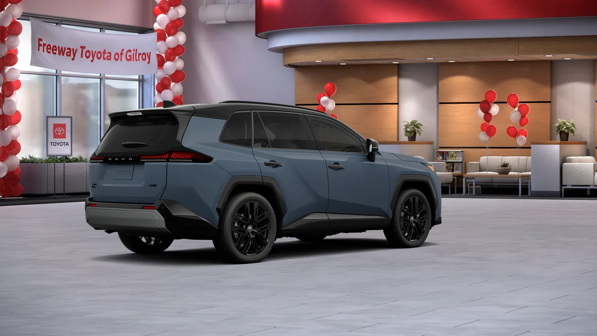 New 2026 Storm Cloud with Midnight Black Metallic roof Toyota XSE image 10