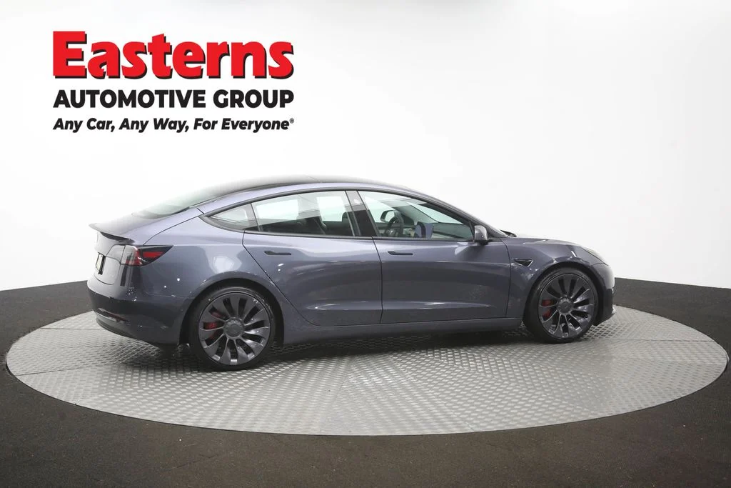Used 2022 Gray Tesla Performance image 38