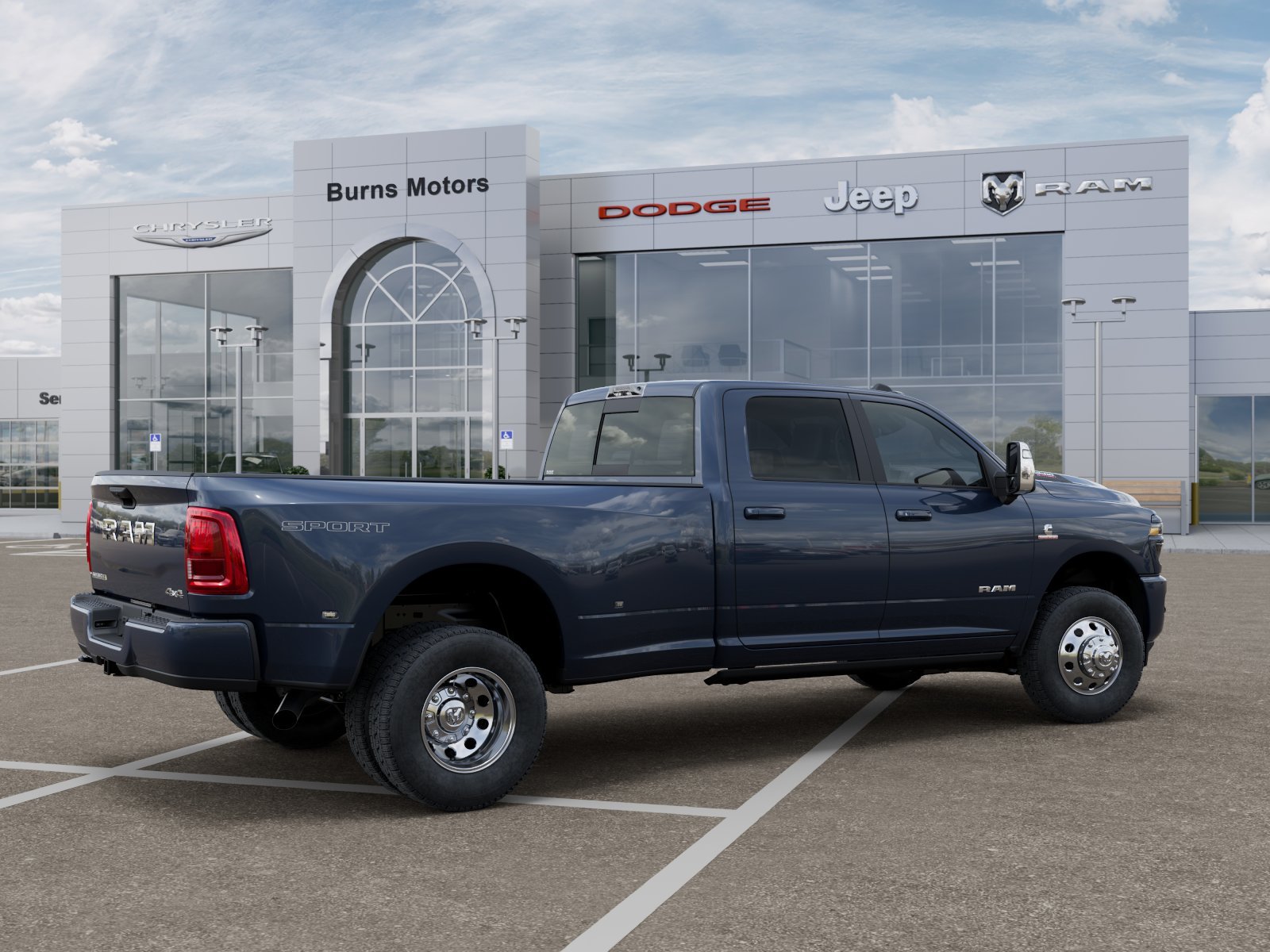 New 2027 Forged Blue Metallic Exterior Paint Ram Laramie Dually image 30