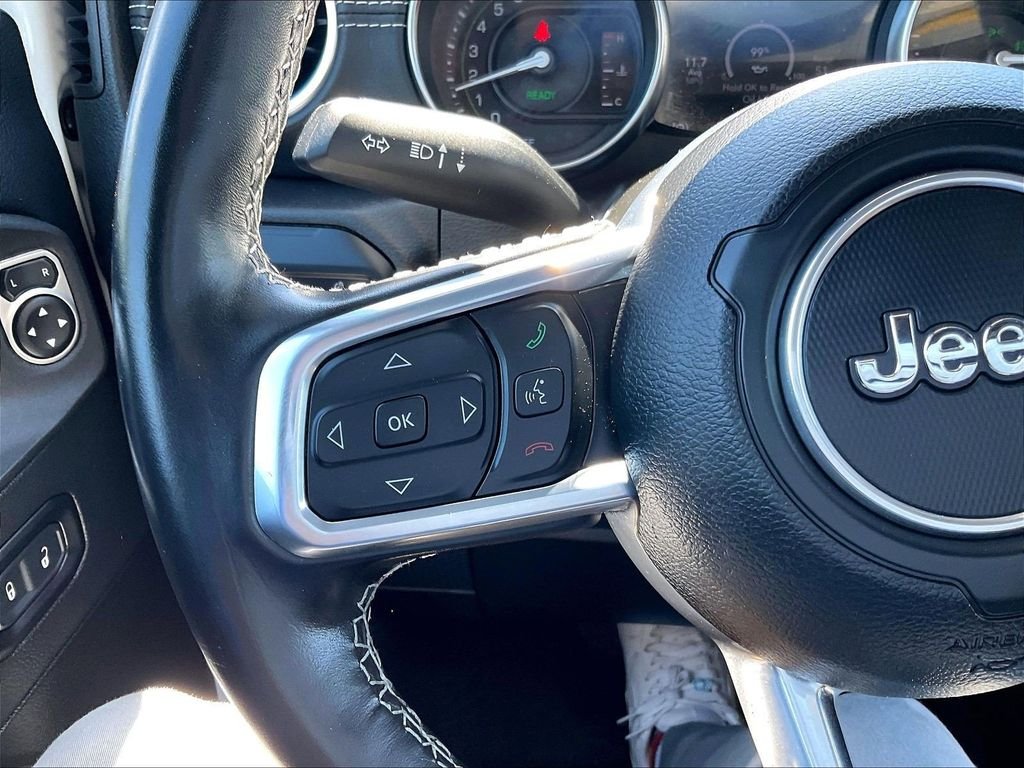 Used 2023 White Jeep Sahara 4xe image 23
