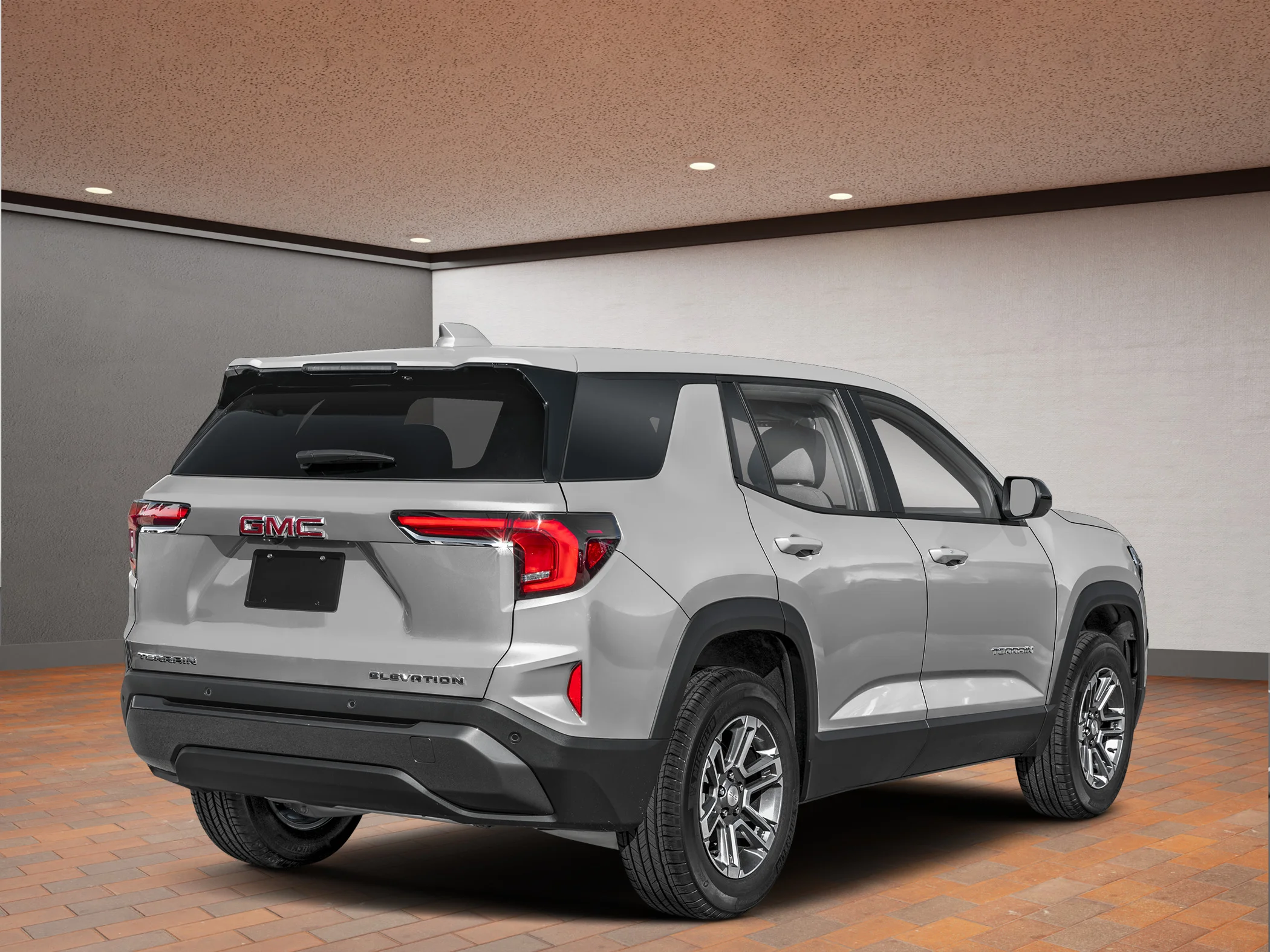 New 2027 riverstone metallic GMC AWD Elevation image 2