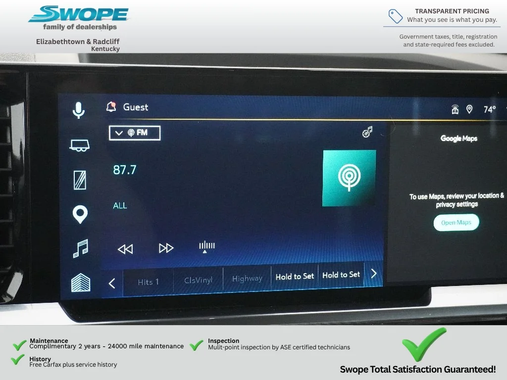 Used 2025 Riptide Blue Metallic Chevrolet RST image 22