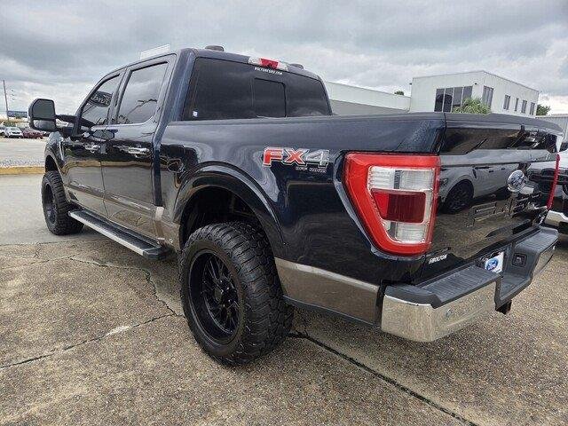 Used 2022 Antimatter Blue Metallic Ford LARIAT image 3