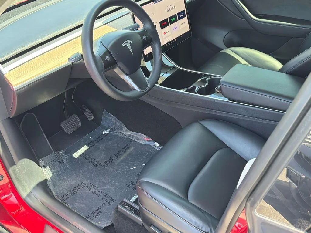 Used 2021 Red Multi-Coat Tesla Standard Range image 29