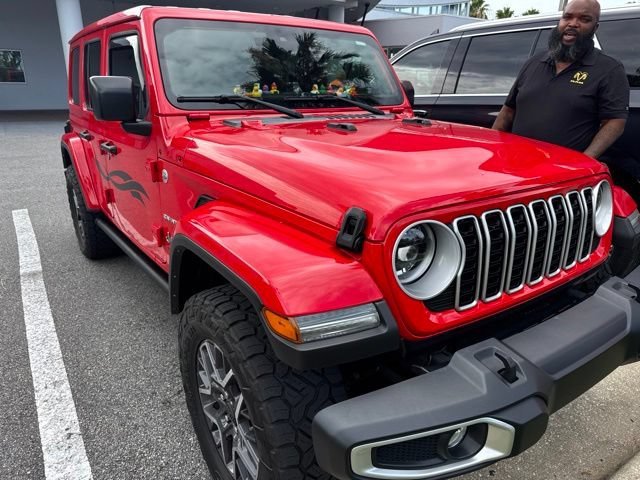 Used 2024 Red Jeep Sahara image 2