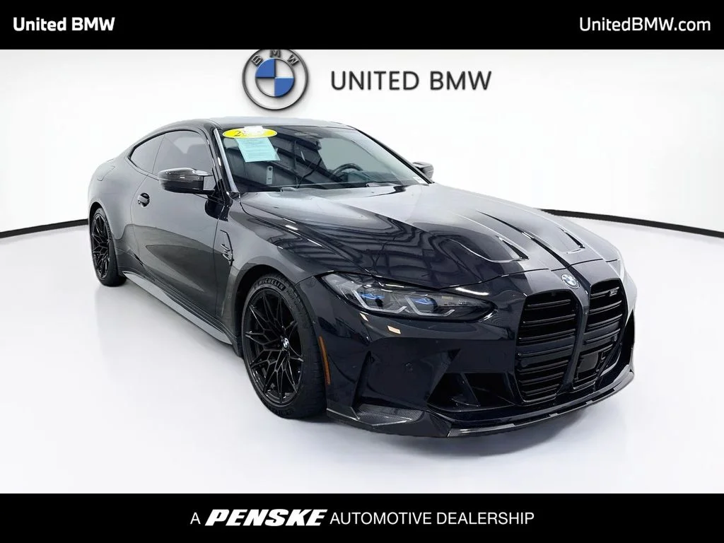 Used 2021 Black Sapphire Metallic BMW Competition image 3