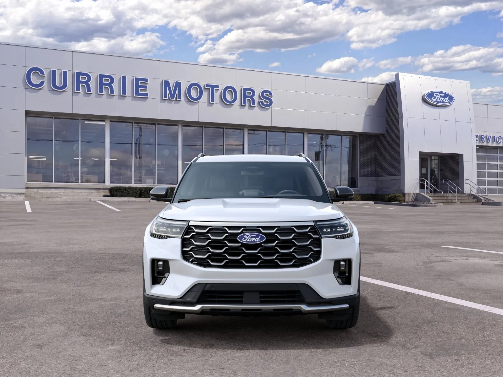 New 2027 Star White Metallic Tri-Coat Ford Platinum image 26