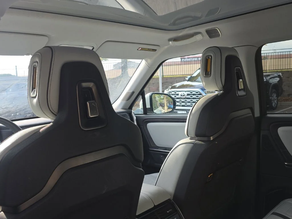 Used 2025 Glacier White Rivian Adventure Dual Motor Max Pack image 22