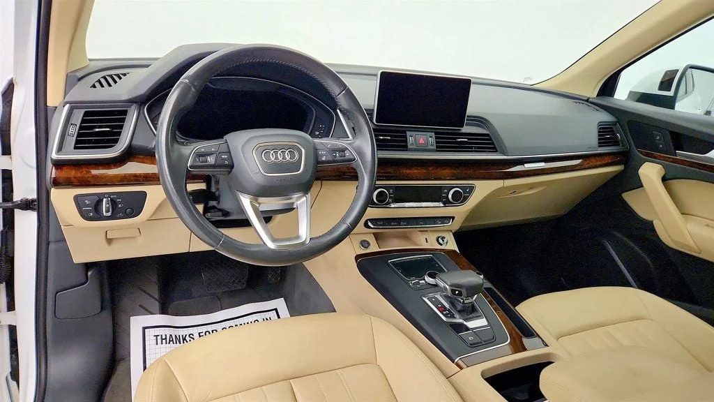 Used 2018 Ibis White Audi 2.0 TFSI Premium Plus w/ Navigation Pkg & Cold Weather Pkg image 13