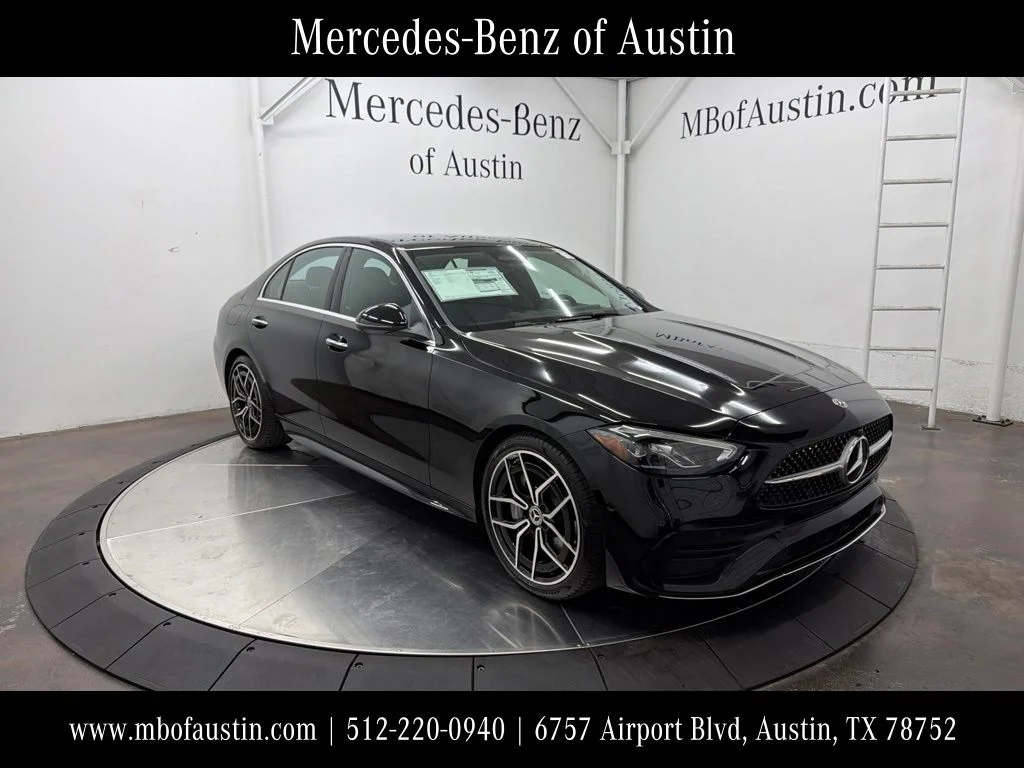 New 2026 Black Mercedes-Benz C 300 image 1