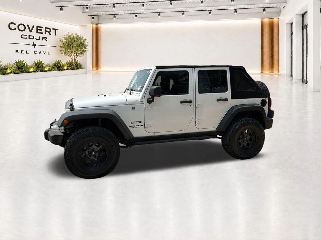 Used 2017 White Jeep Unlimited Sport image 5