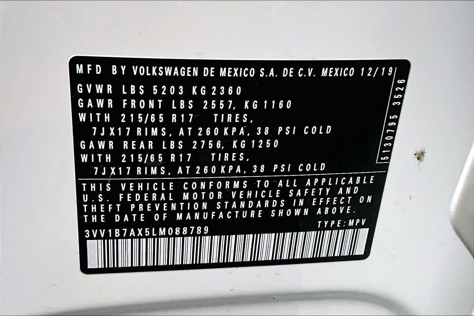 Used 2020 Pure White Volkswagen S image 37