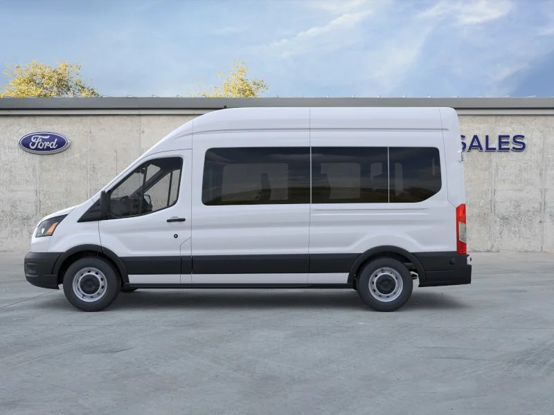 New 2025 Oxford White Ford Passenger Van XL image 3