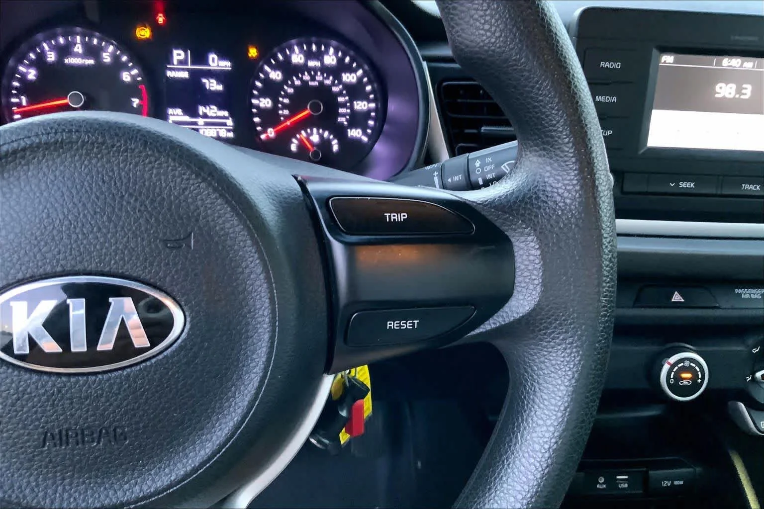 Used 2018 Aurora Black Kia LX image 24