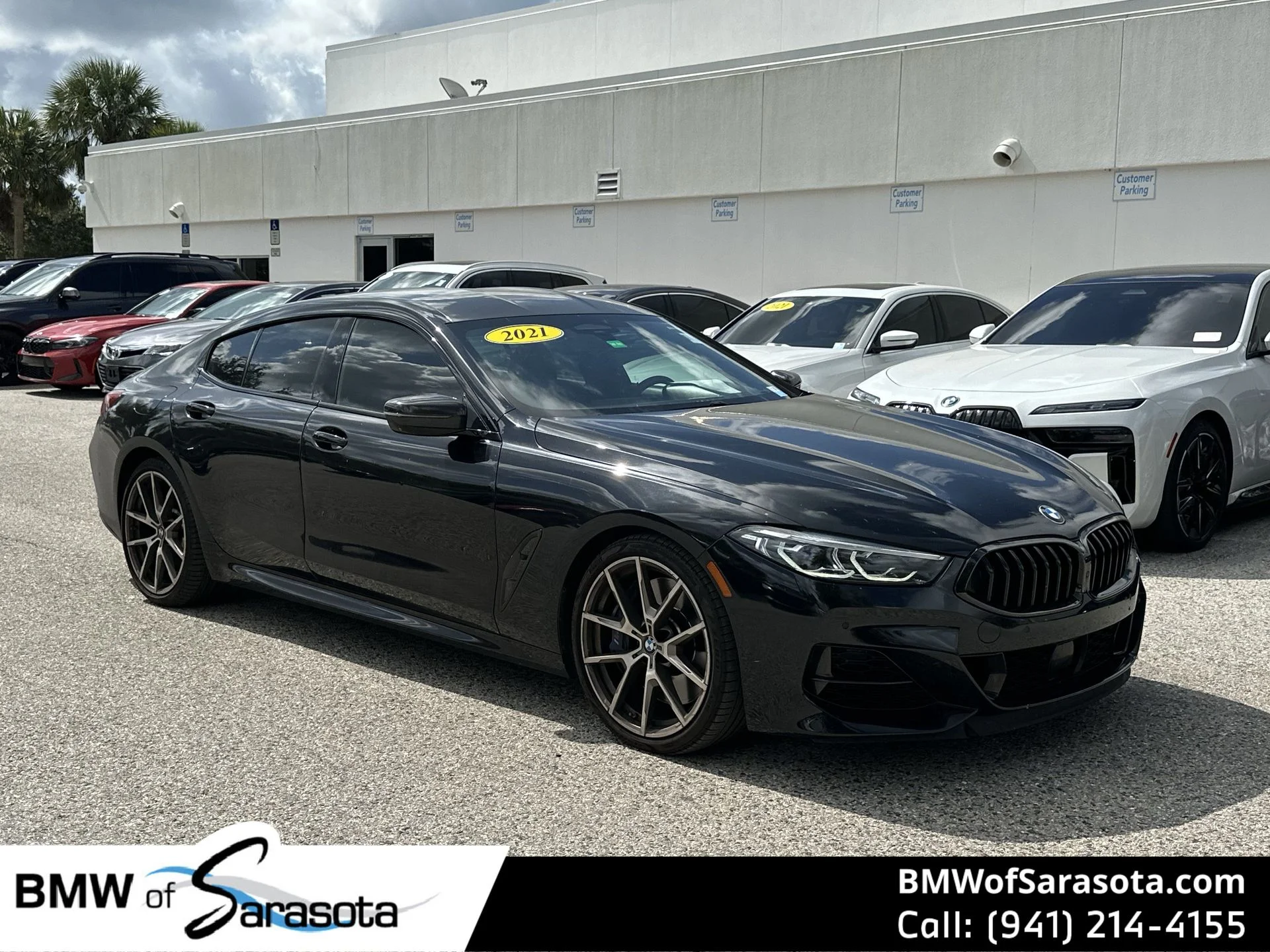 Used 2021 Black Sapphire Metallic BMW M850i xDrive Gran Coupe image 1
