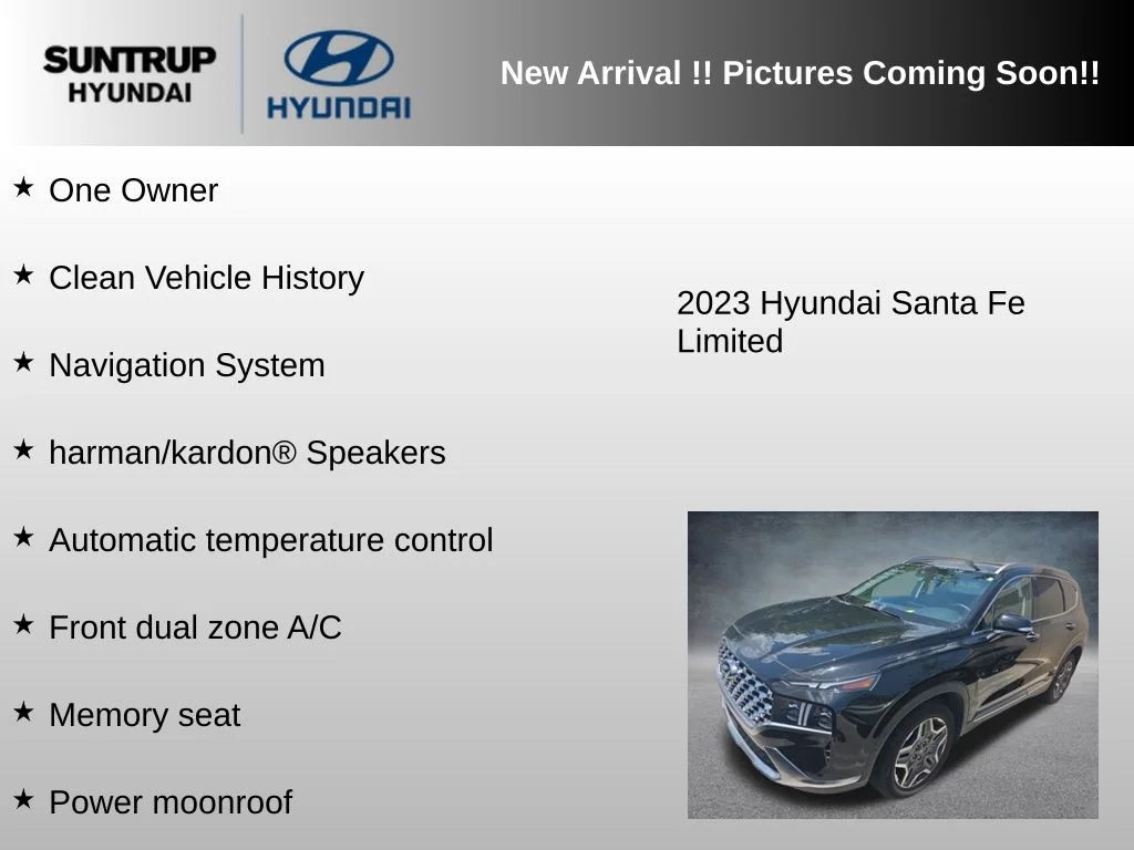 Used 2023 Twilight Black Hyundai Limited image 5