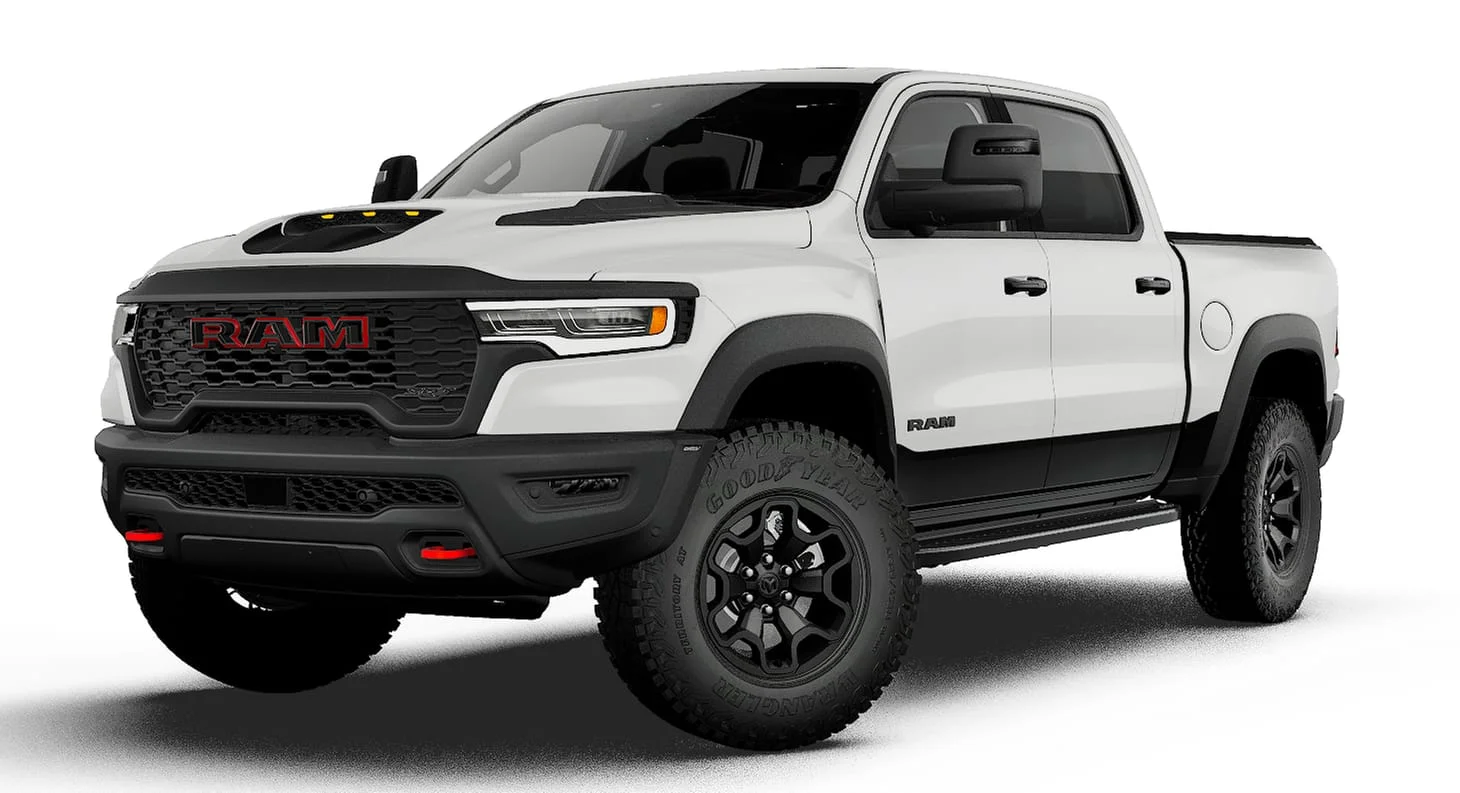 New 2027 Bright White Clear-Coat Exterior Paint RAM TRX image 1