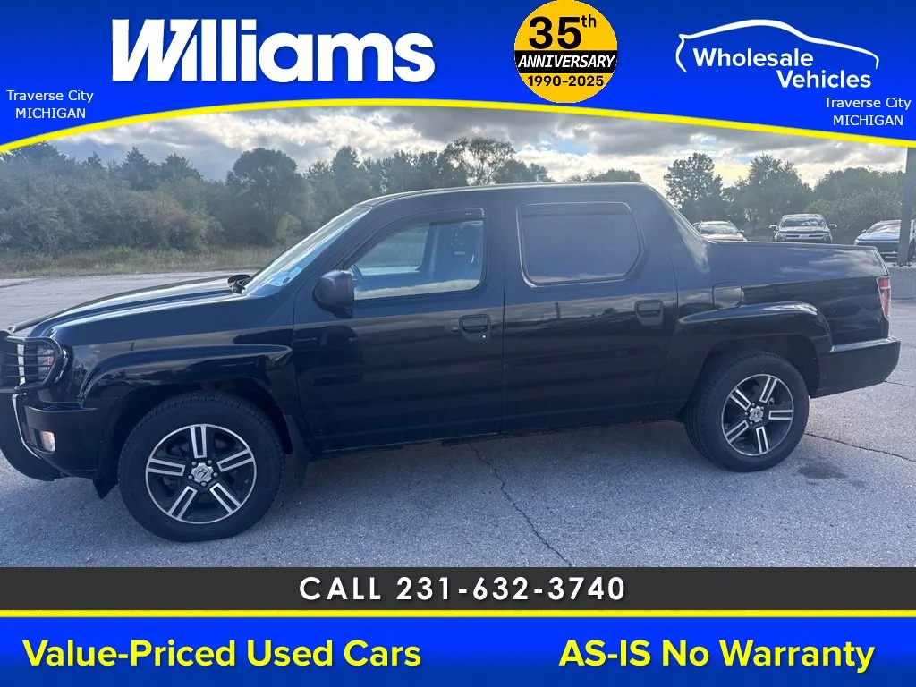 Used 2013 Honda Ridgeline Sport with VIN 5FPYK1F7XDB007317 for sale in Traverse City, MI