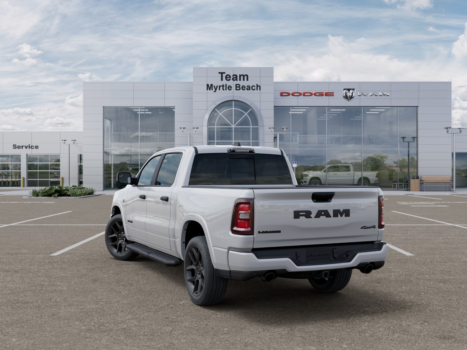 New 2026 Ivory White Tri-Coat Pearl-Coat Exterior Paint RAM Laramie image 30