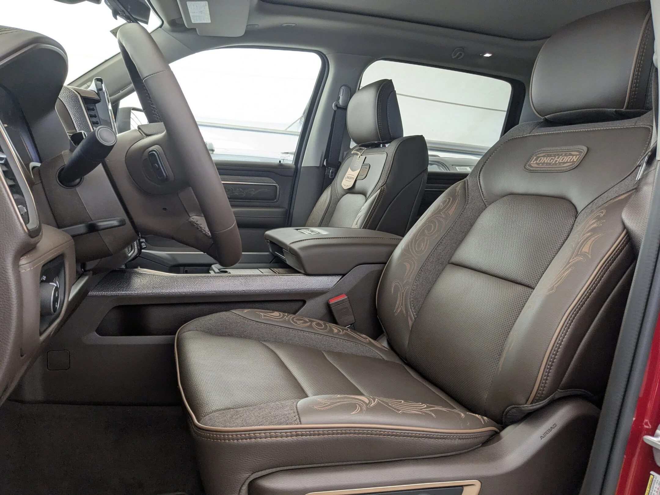 New 2026 Red RAM Limited Longhorn - - Level A Grp - Pano Sunroof - 14.4 Uconnect NAV - Head-Up Display & More! image 15