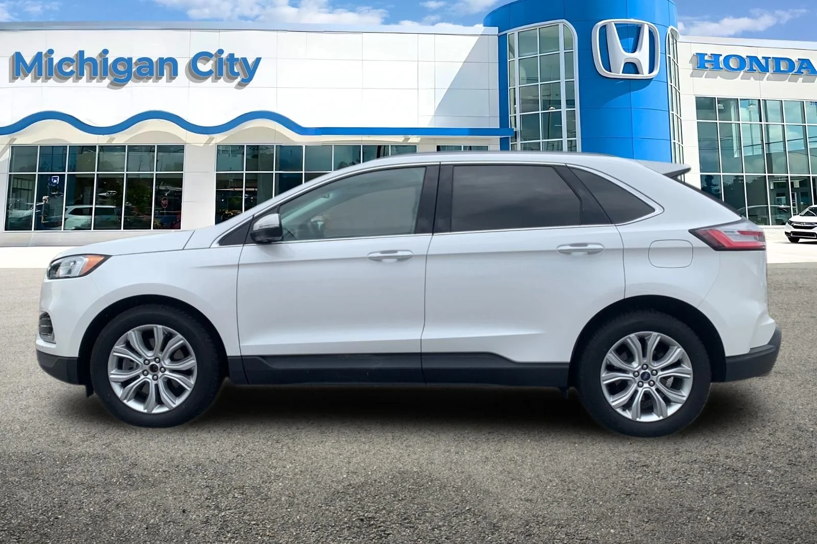 Used 2020 White Ford Titanium image 2