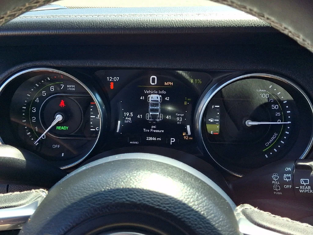 Used 2023 Bright White Clearcoat Jeep Sahara image 26