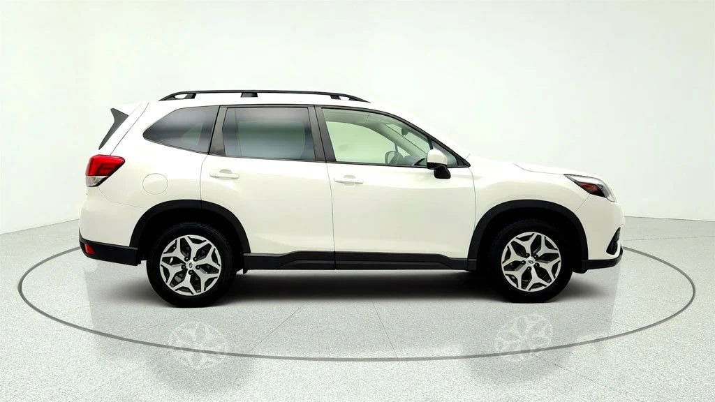 Used 2022 Crystal White Pearl Subaru Premium CVT w/ Blind Spot Detection & Power Rear Gate image 4