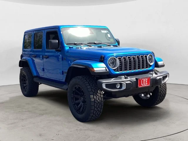 New 2026 Blue Pearl Jeep 4-DOOR SAHARA image 8