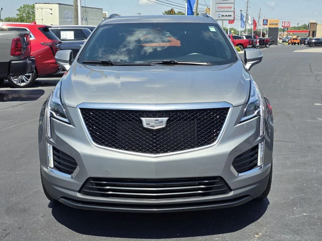 Used 2023 Argent Silver Metallic Cadillac AWD Sport image 2