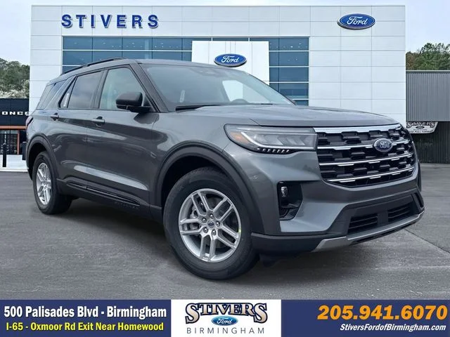 New 2026 Carbonized Gray Metallic Ford Active image 1