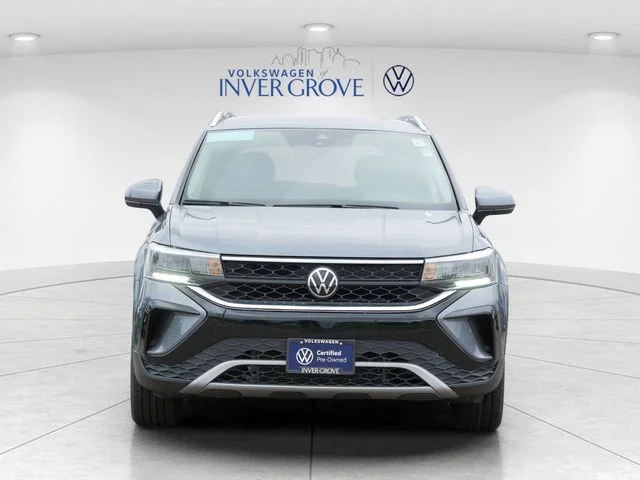 Certified 2023 Volkswagen Taos SE with VIN 3VVYX7B23PM304986 for sale in Inver Grove Heights, Minnesota