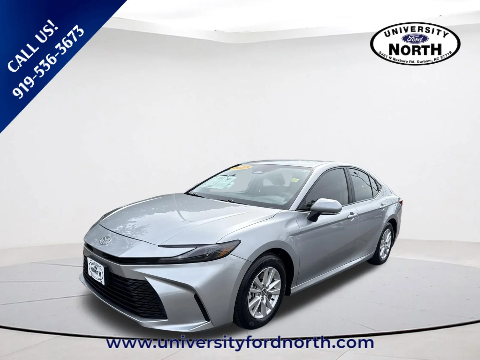 Used 2025 Celestial Silver Metallic Toyota LE image 3