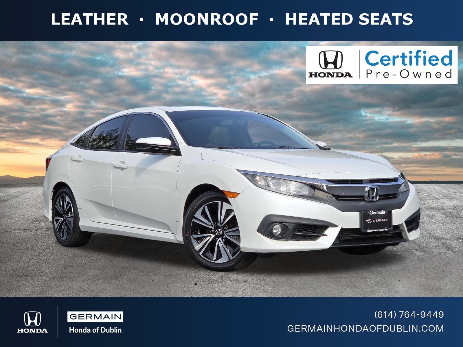 2017 Honda Civic EX-L - Photo 1