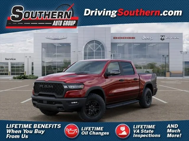 New 2026 Delmonico Red Pearl-Coat Exterior Paint RAM REBEL image 1