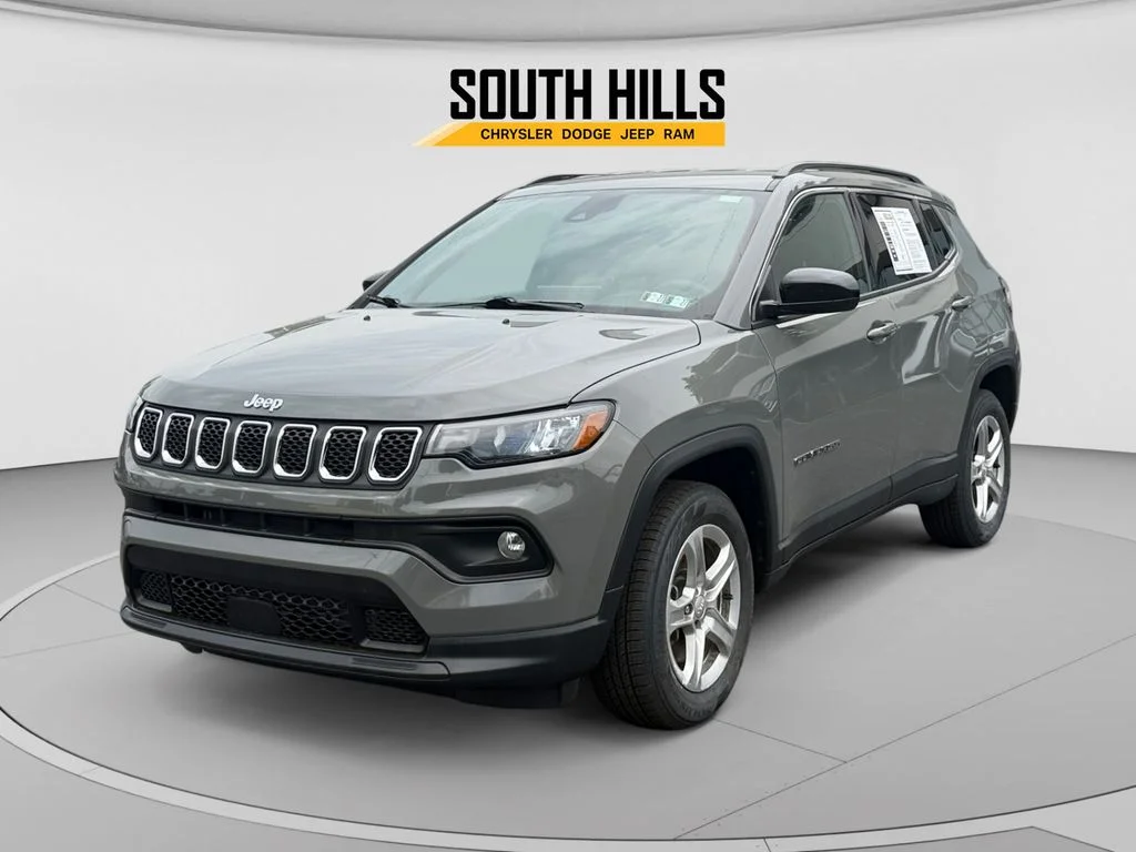 Certified Used 2023 Gray Jeep Latitude image 1