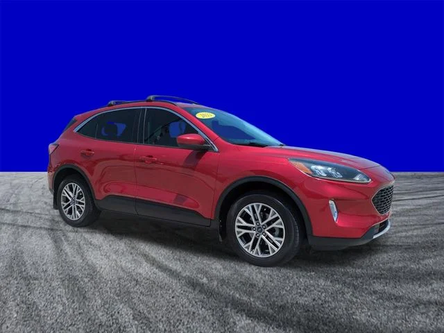 Certified Used 2022 Red Metallic Ford SEL image 2