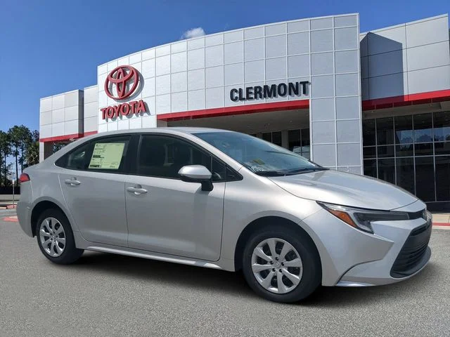 New 2026 Classic Silver Metallic Toyota Hybrid LE image 1