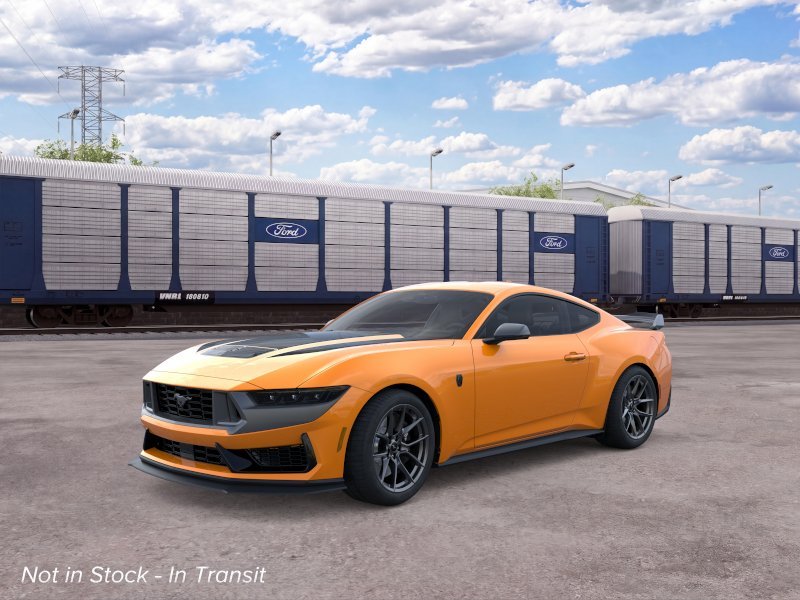 New 2026 Orange Fury Metallic Tri-coat Ford Dark Horse® Premium image 1