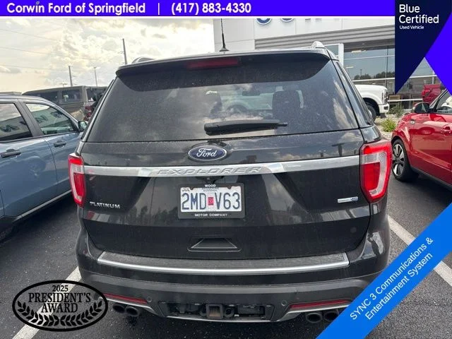 Certified Used 2019 Agate Black Metallic Ford Platinum image 9