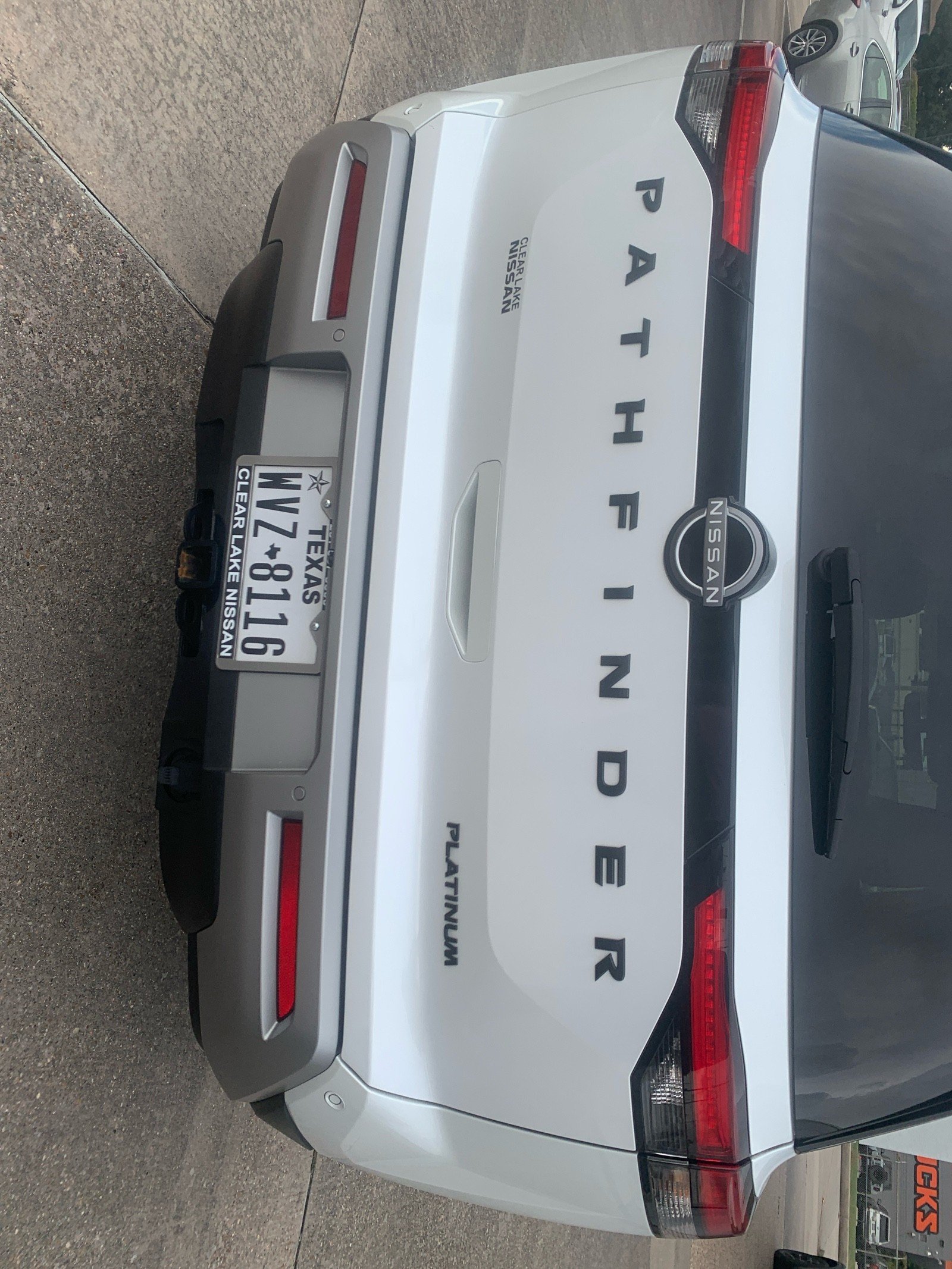 2025 Nissan Pathfinder Platinum White at Robbins Nissan