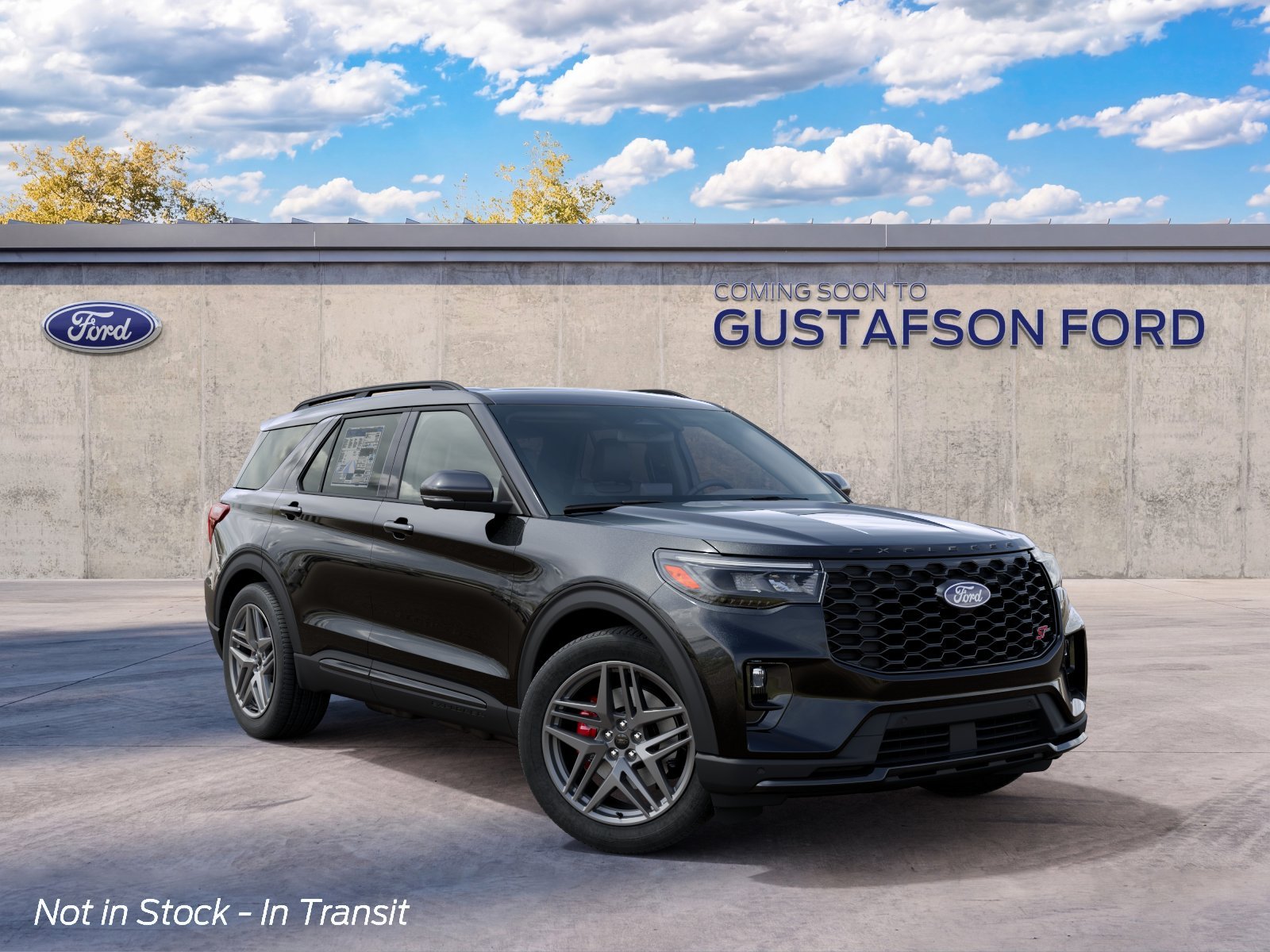 New 2027 Agate Black Metallic Ford ST image 4